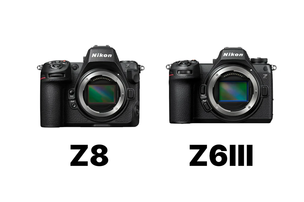 Nikon Z8とNikon Z6IIIを徹底比較！画質・AF・動画・携帯性の違いと